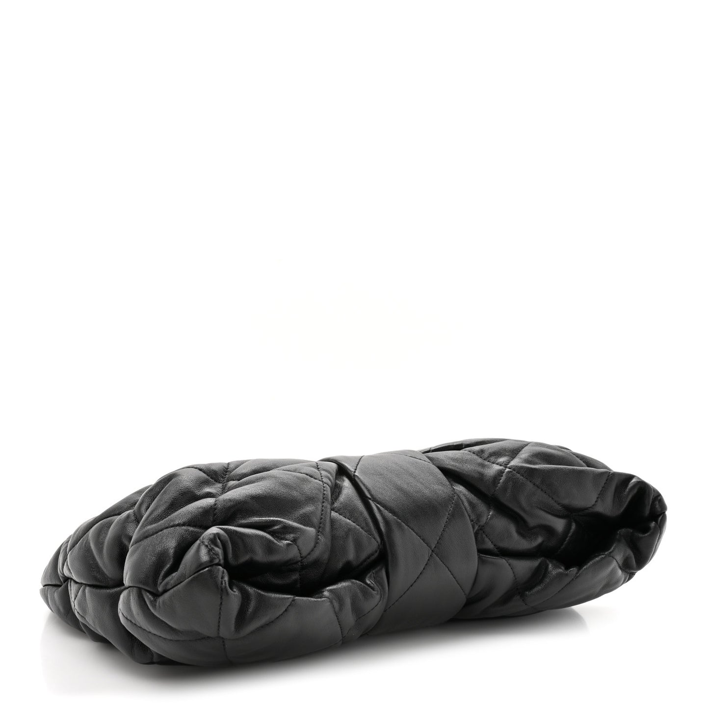 Lambskin Quilted Bow Bag Black