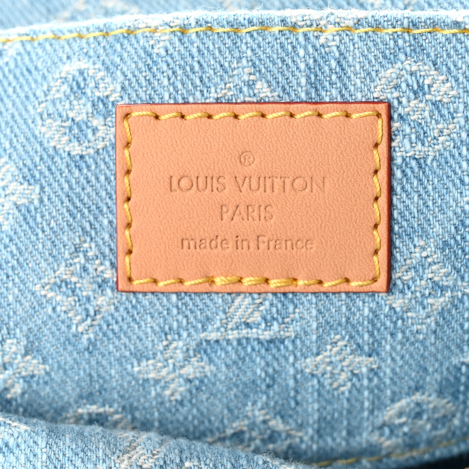 Louis Vuitton Denim Monogram Pochette Cosmetique PM Sky Blue 6 of 7