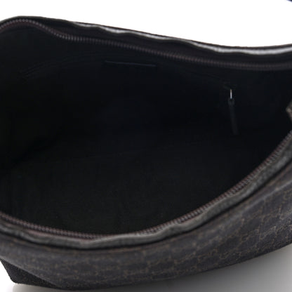 Gucci Denim Monogram Hobo Dark Brown 4 of 9