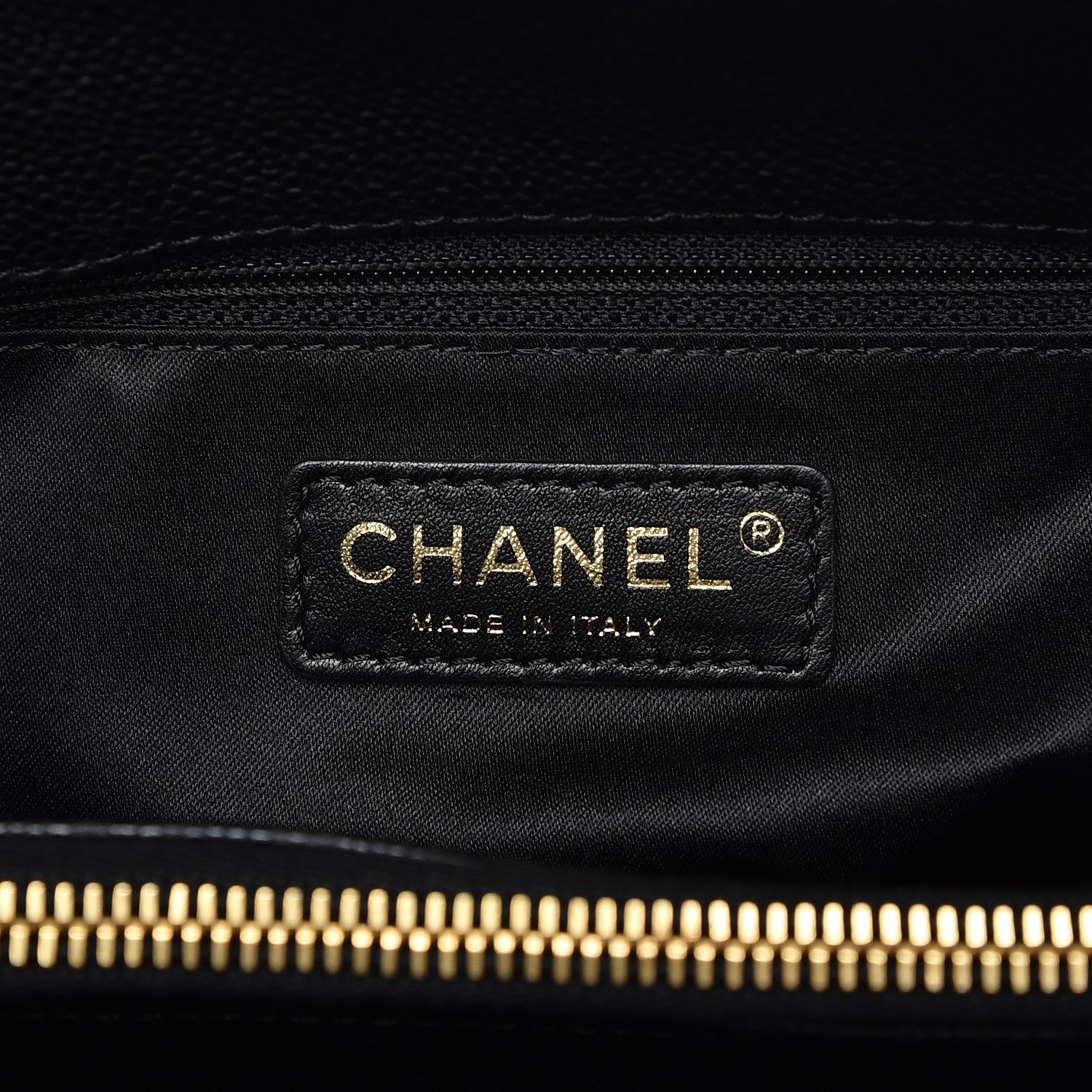 Chanel Caviar Quilted Grand Shopping Tote GST Black 6 of 8