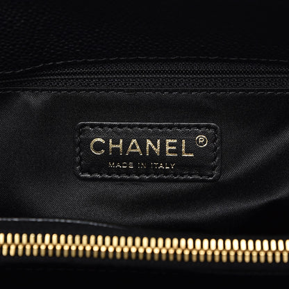 Chanel Caviar Quilted Grand Shopping Tote GST Black 6 of 8