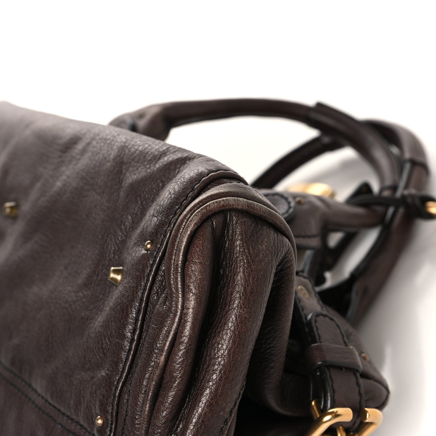 Chloe Calfskin Medium Paddington Satchel Chocolate 12 of 13