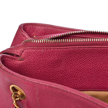 Chanel Caviar CC Shoulder Bag Pink 17 of 42