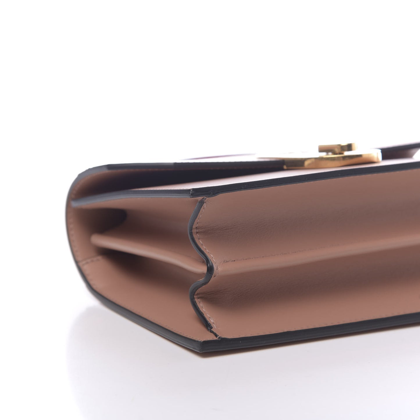 Calfskin Small Elisa Shoulder Bag Nude