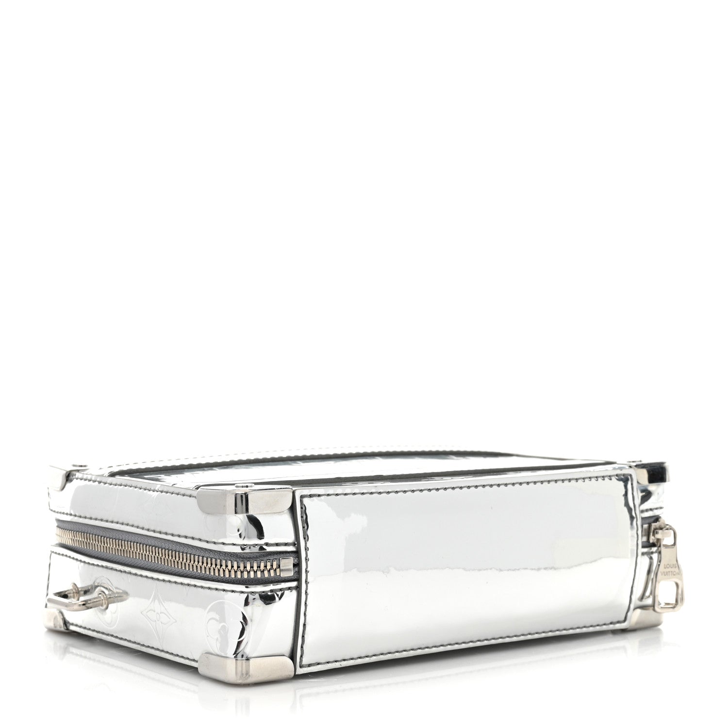Louis Vuitton Monogram Mirror Handle Trunk Silver 4 of 11