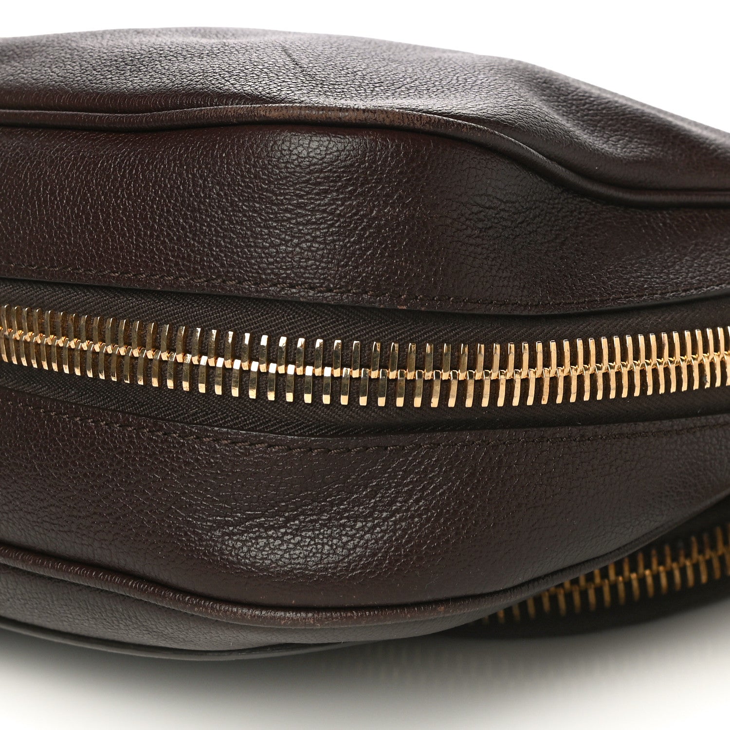 Tom Ford Pebbled Calfskin Large Jennifer Dark Brown 12 of 30