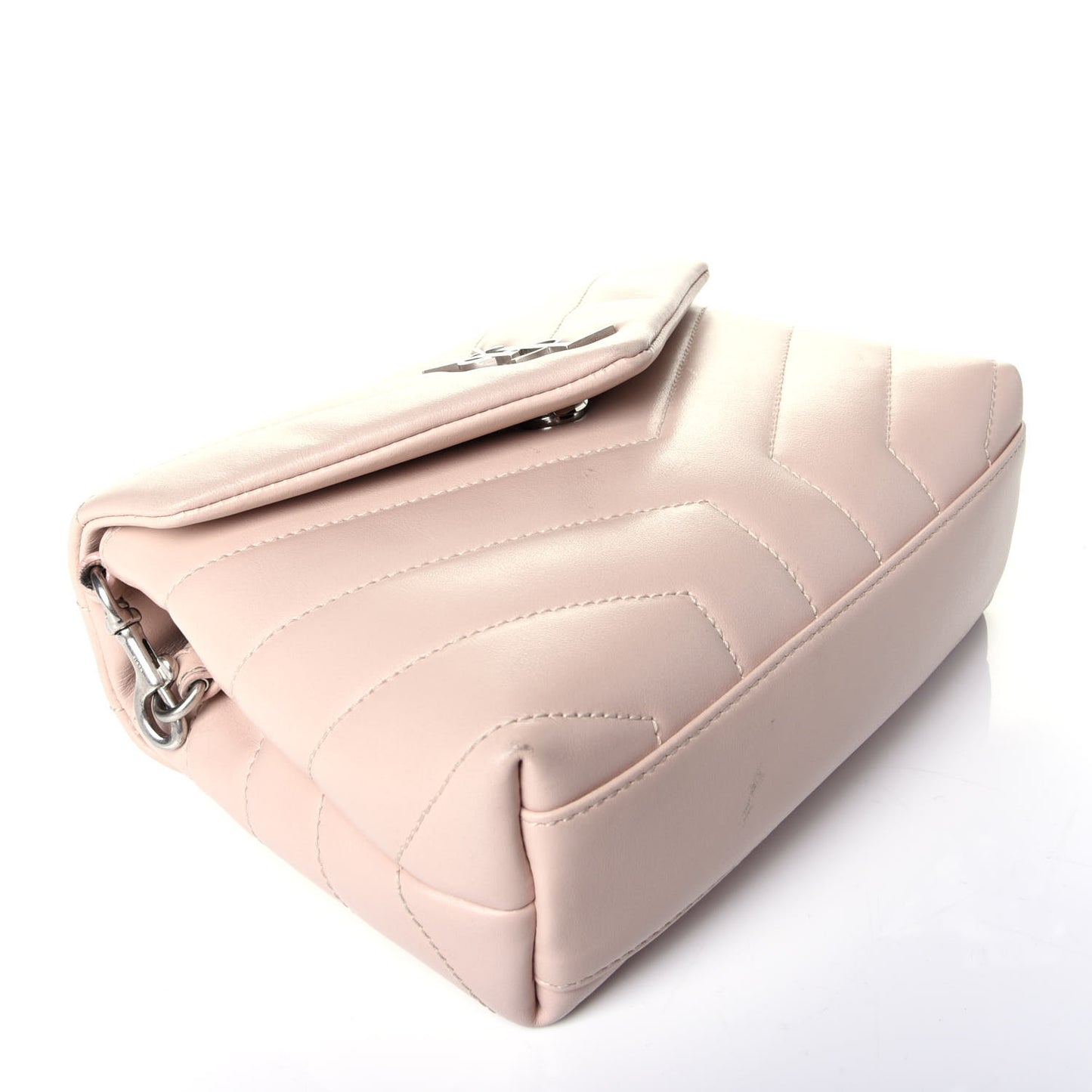 Calfskin Y Quilted Monogram Toy Loulou Crossbody Bag Marble Pink