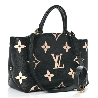 Louis Vuitton Empreinte Monogram Giant Petit Palais Black Beige 3 of 9