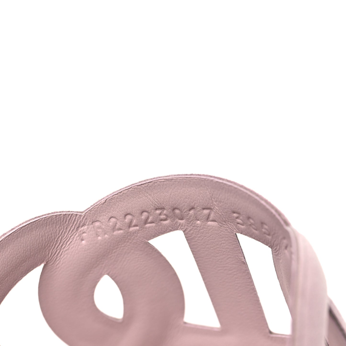 Suede Goatskin Extra Sandals 38.5 Rose Porcelain