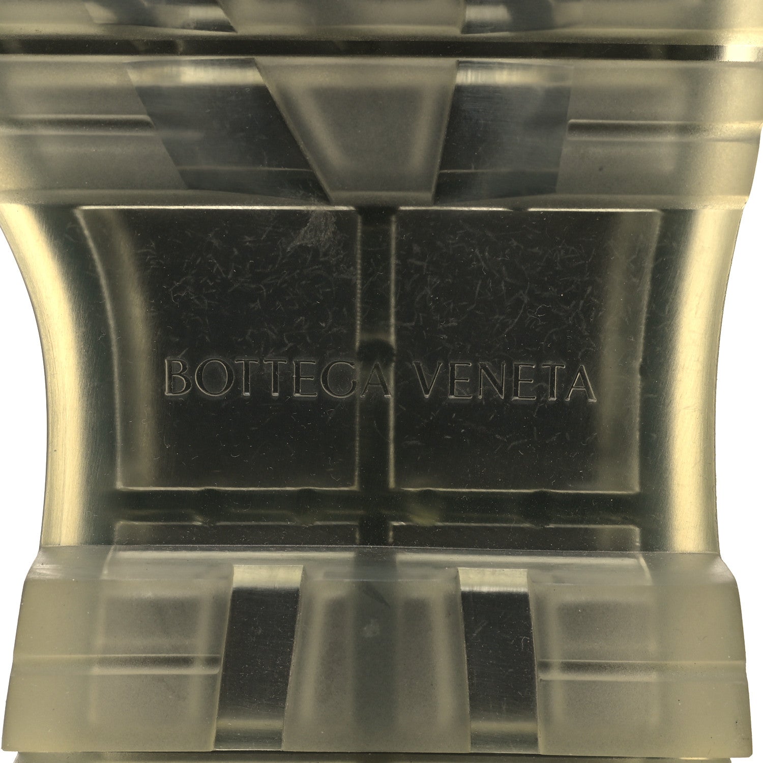 Bottega Veneta Calfskin The Tire Chelsea Boots 37.5 Black Transparent 7 of 9