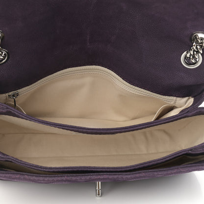 Chanel Iridescent Caviar Quilted Medium Lady Pearly Flap Plum 5 of 13