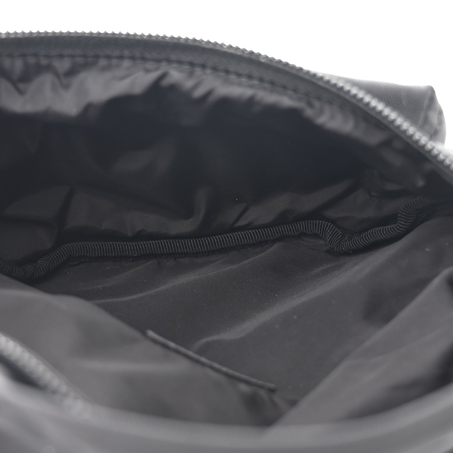 Balenciaga Sport Nylon Logo Embroidered Wheel Belt Bag Black White 5 of 9