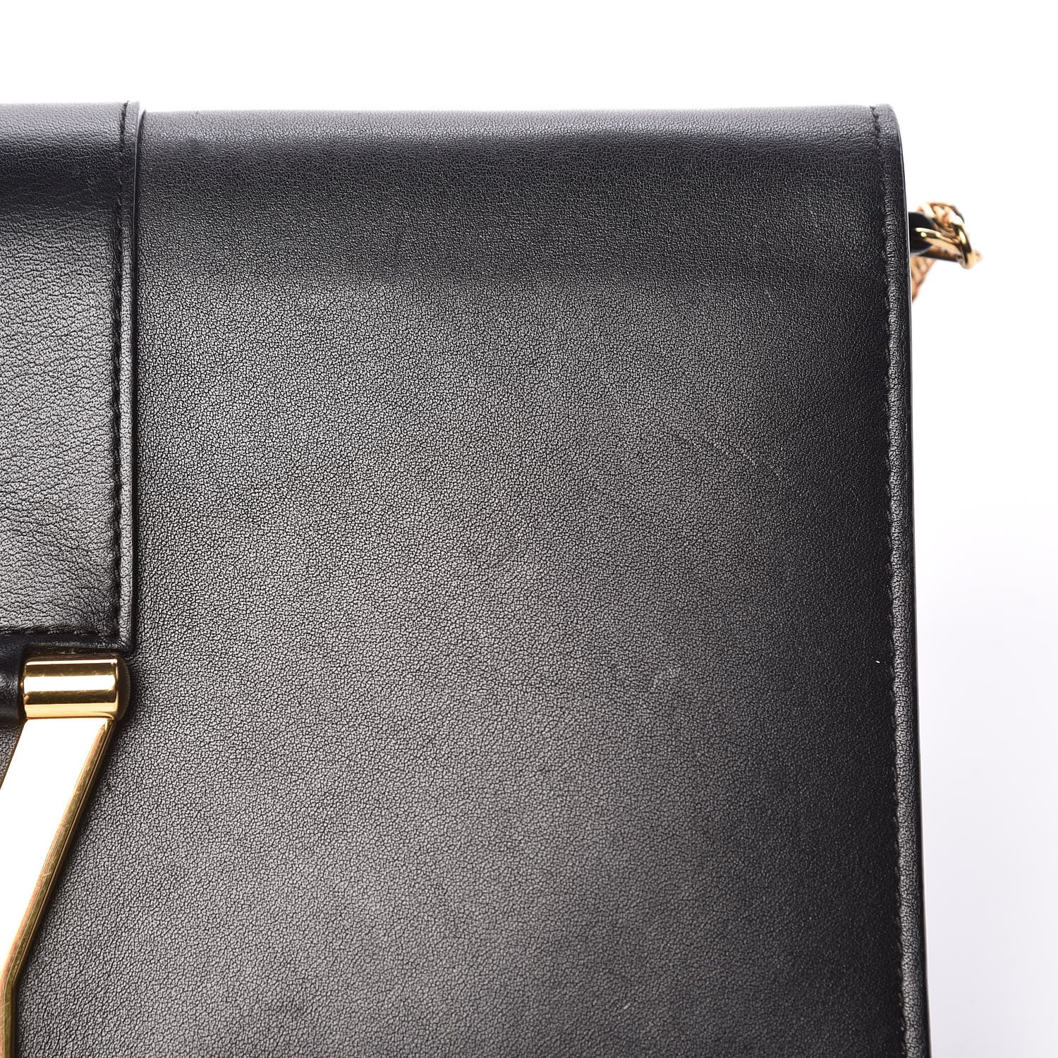 Saint Laurent Calfskin Classic Y Ligne Chain Wallet Black 13 of 14