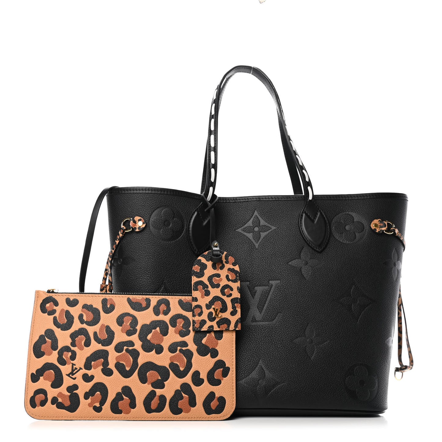 Empreinte Monogram Giant Wild At Heart Neverfull MM Black