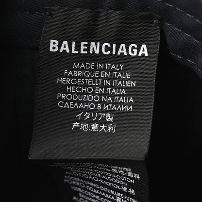 Balenciaga Cotton BB Logo Baseball Hat L Navy 10 of 10