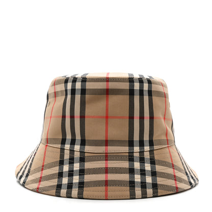 Burberry Technical Cotton Vintage Check Bucket Hat L Archive Beige 6 of 9