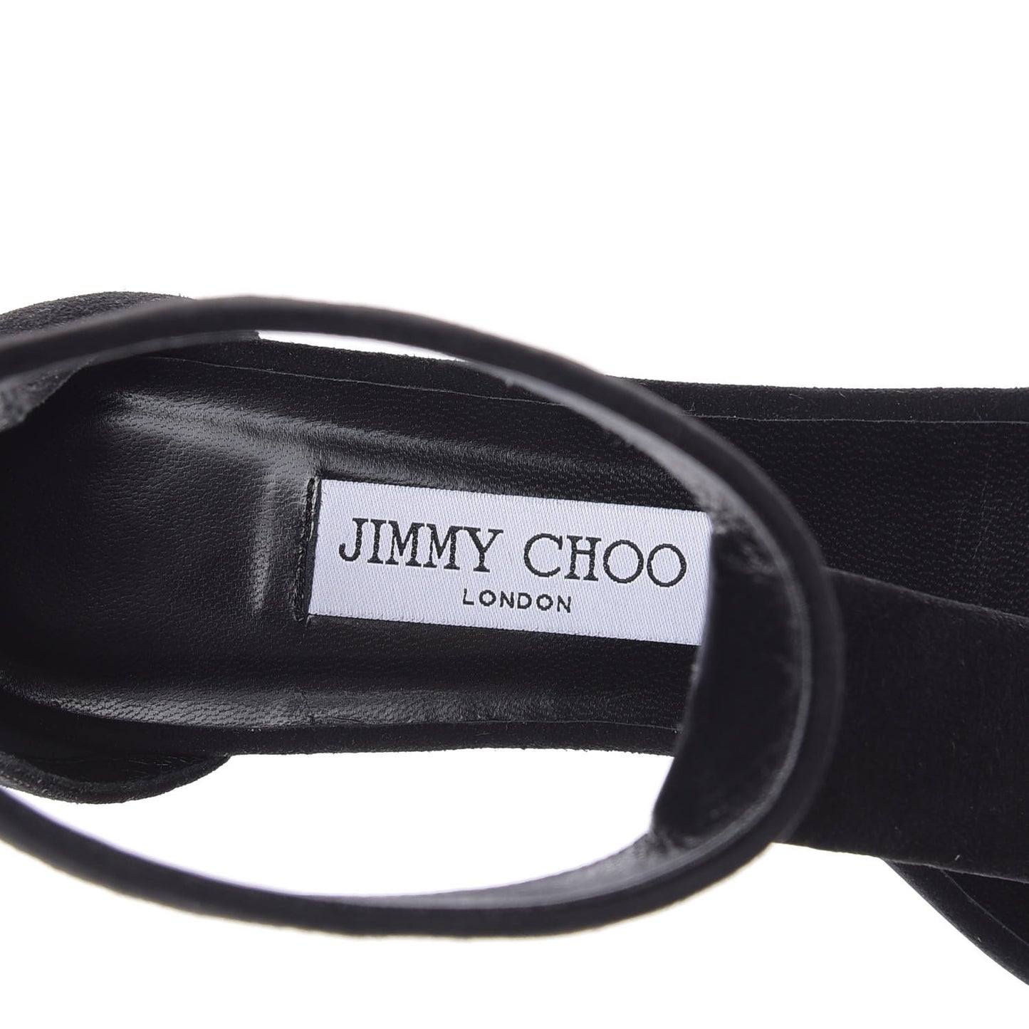 Suede Bethel Flat Sandals 37.5 Black