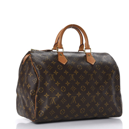 Louis Vuitton Monogram Speedy 35 2 of 9