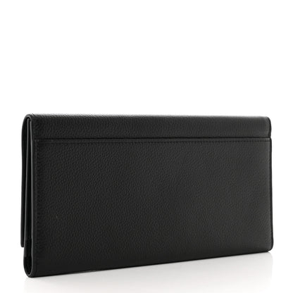 Alexander McQueen Calfskin Skull Clutch Wallet Black 3 of 6
