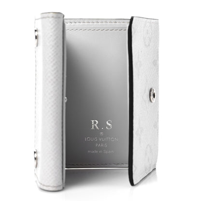Louis Vuitton Monogram Taiga Discovery Compact Wallet White 5 of 8