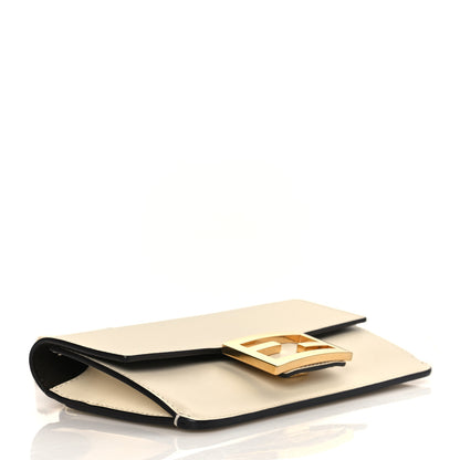 Fendi Vitello King Mini Flat Baguette Beige 3 of 9