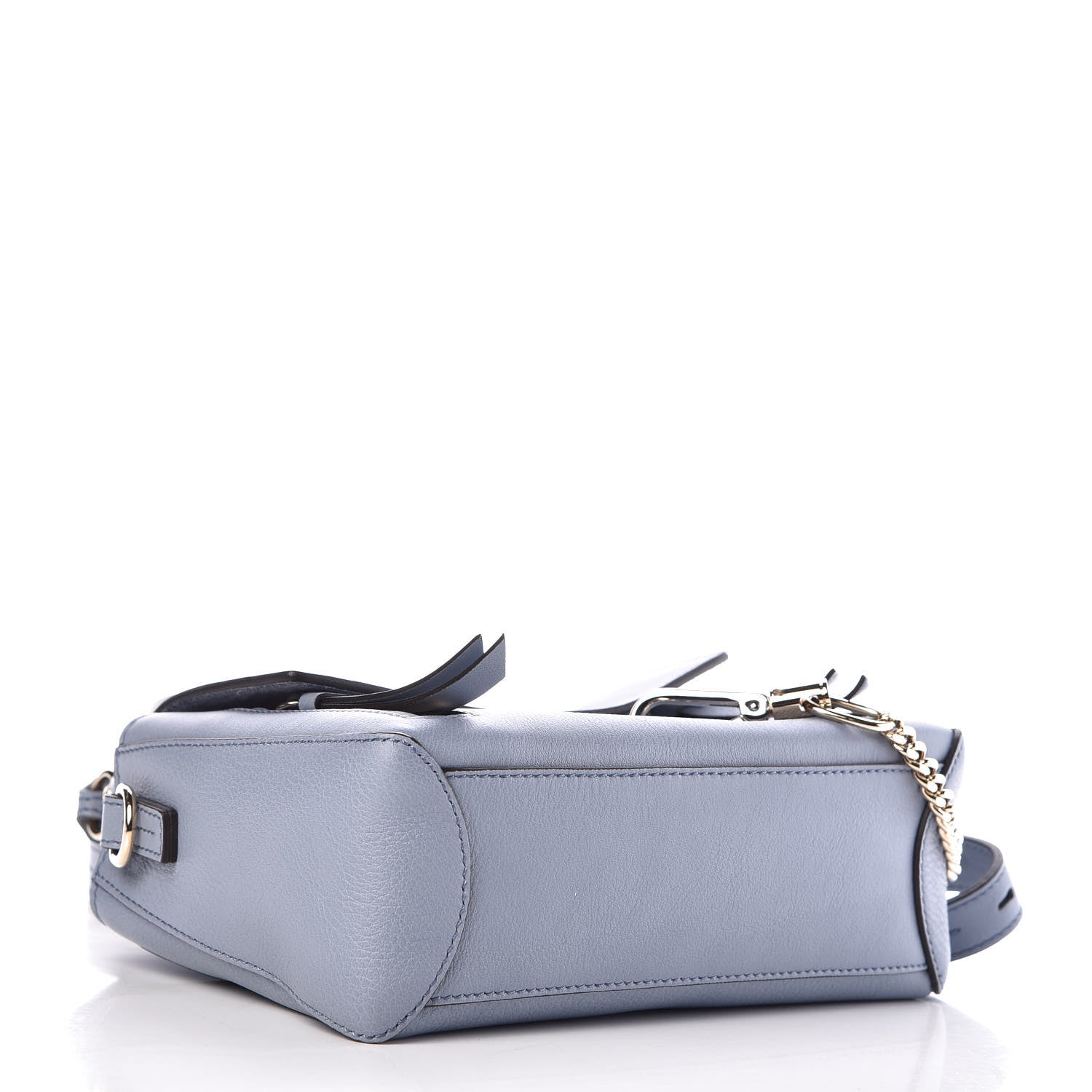 Chloe Calfskin Mini Faye Day Shoulder Bag Washed Blue 5 of 10