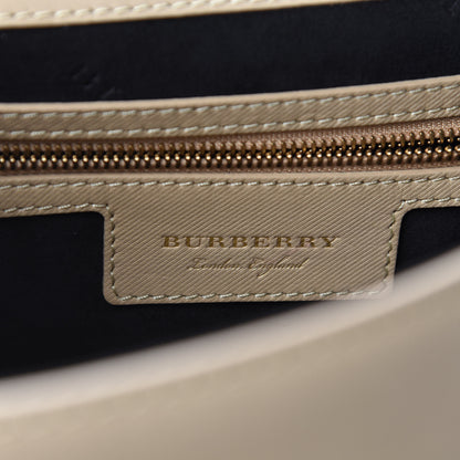Burberry Trench Calfskin Medium DK88 Top Handle Bag Honey 9 of 12