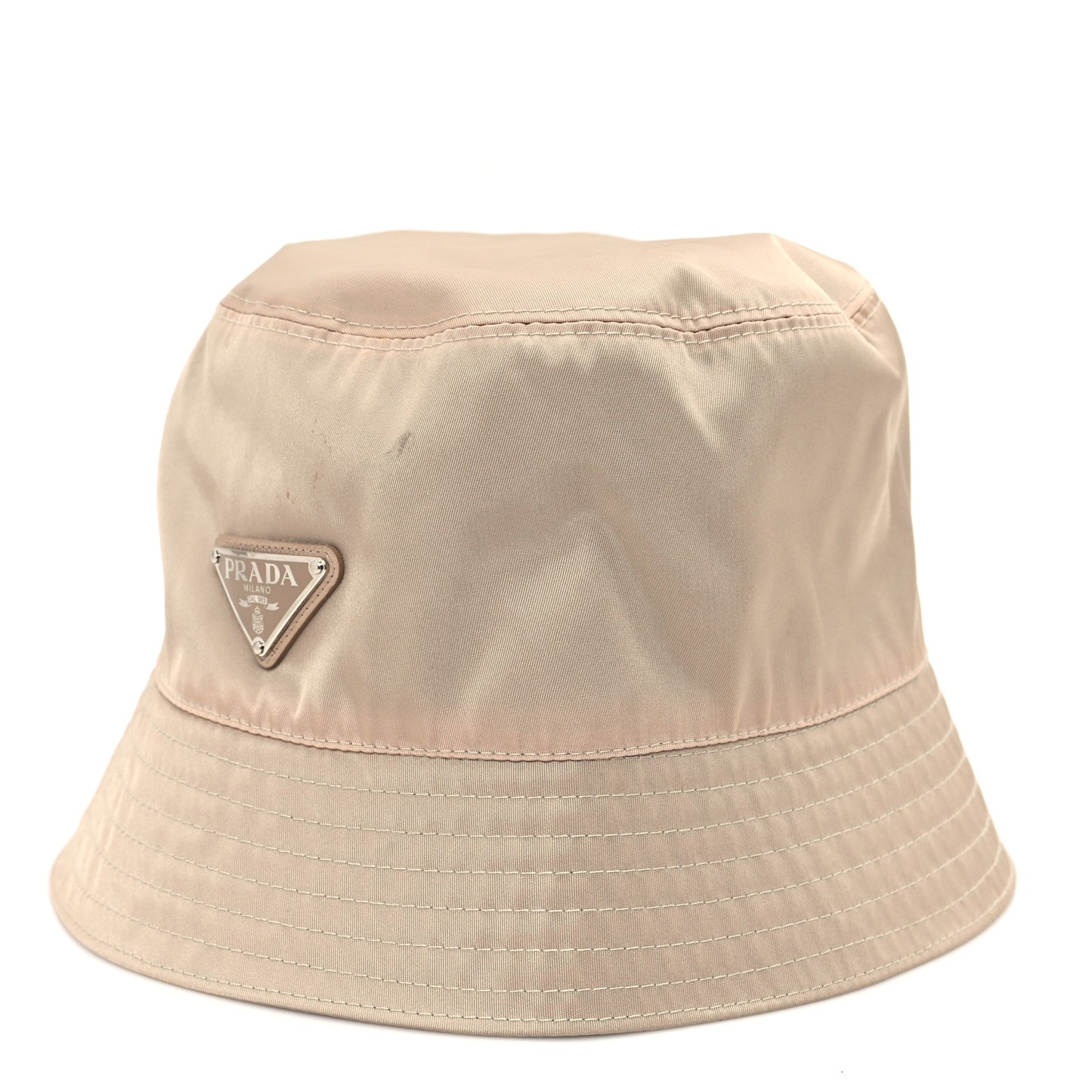 Re-Nylon Metal Triangle Logo Bucket Hat M Cammeo