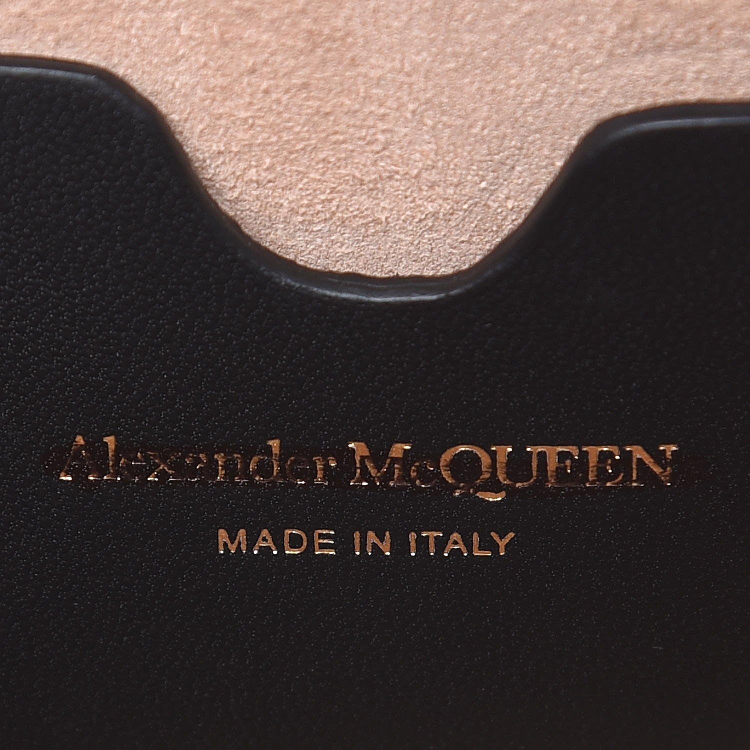 Alexander McQueen Calfskin Embroidered Knuckle Clutch Black Multi 6 of 11