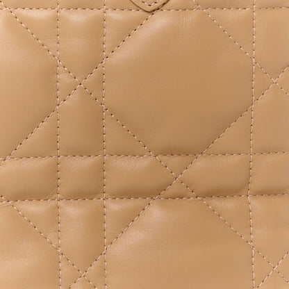Christian Dior CHRISTIAN DIOR Calfskin Macrocannage Medium Toujours Tan 12 of 14