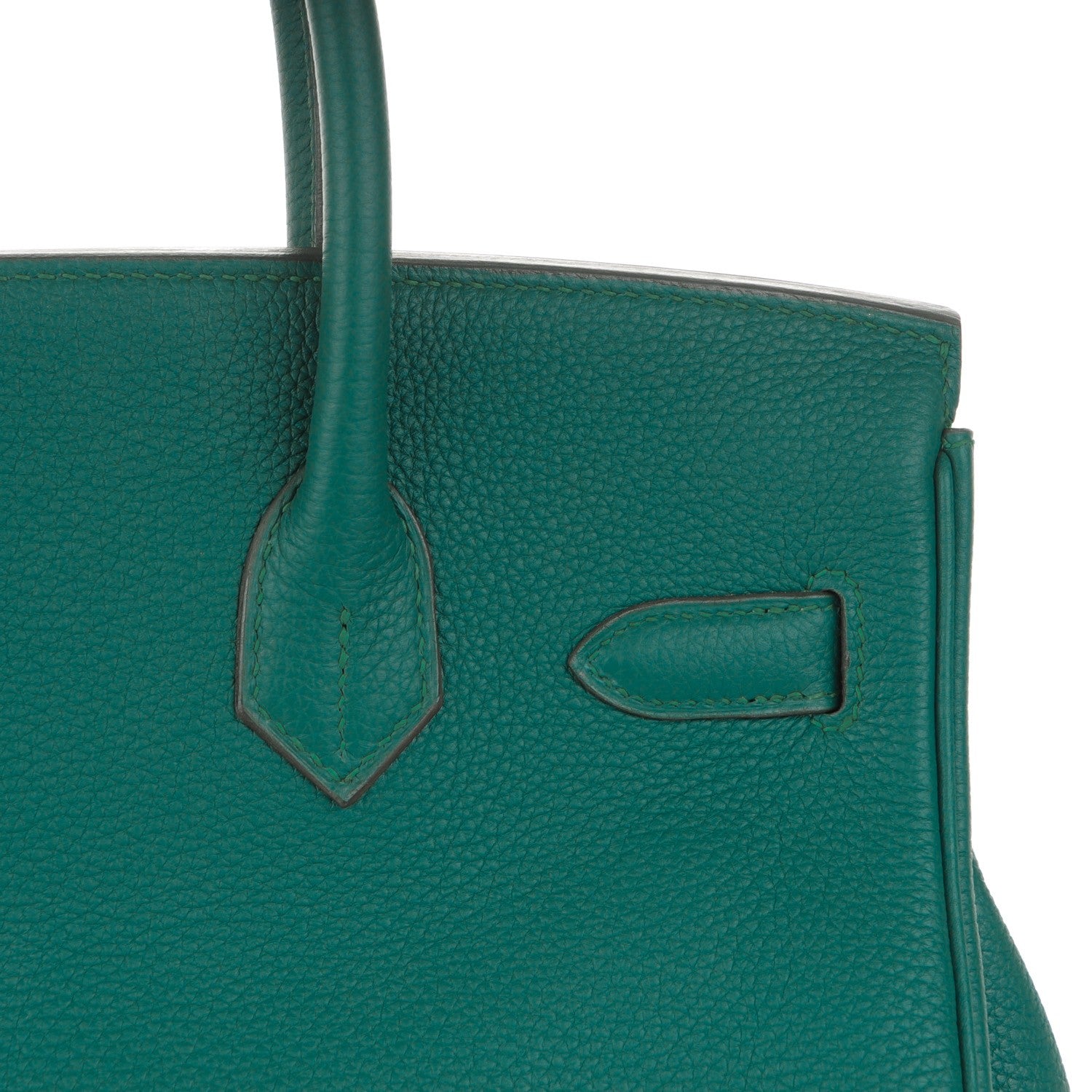Hermes Togo Birkin 30 Malachite 19 of 23