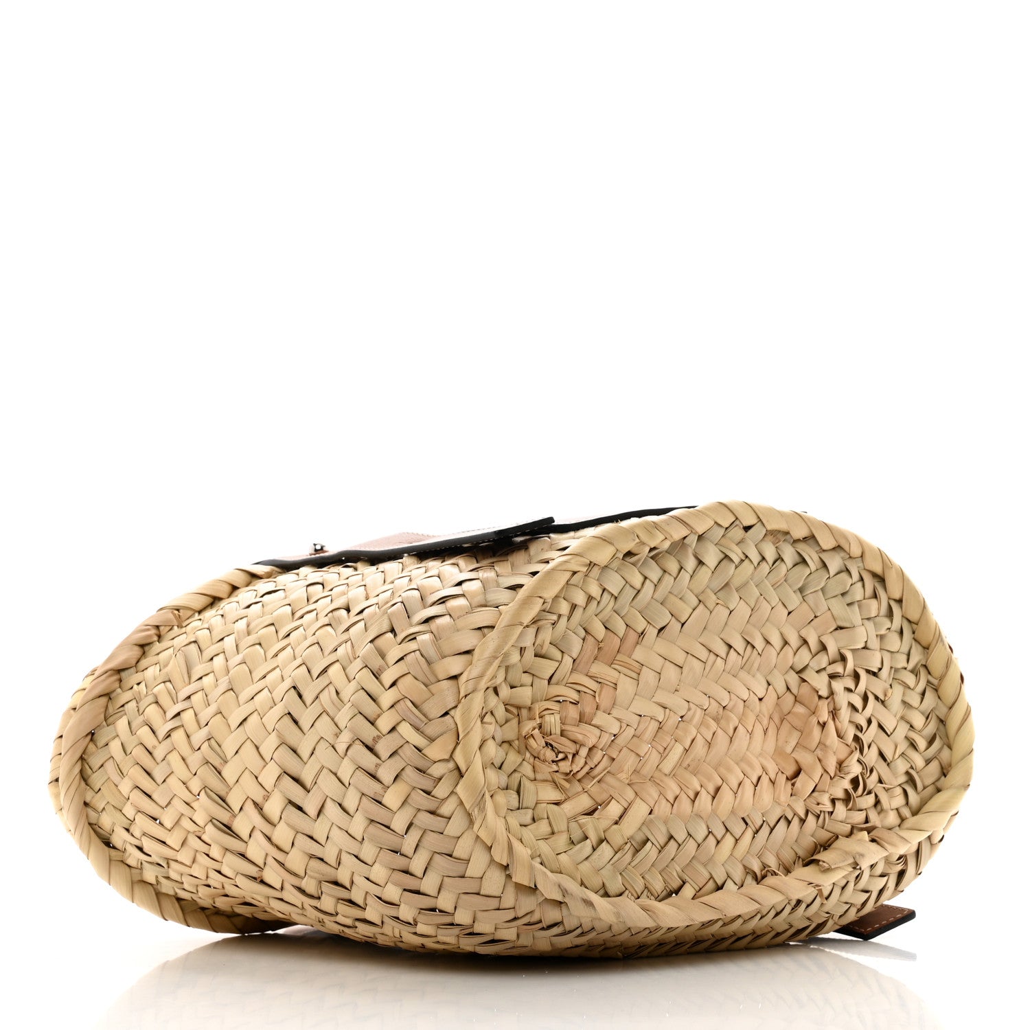 Loewe Raffia Small Basket Tote Bag Natural Tan 4 of 10