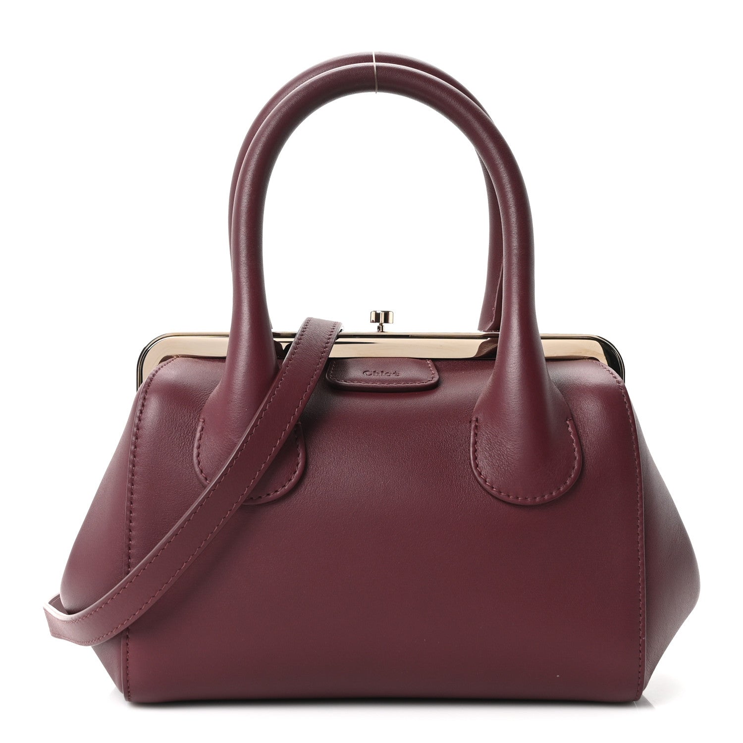 Chloe Calfskin Small Joyce Burgundy 1 of 9