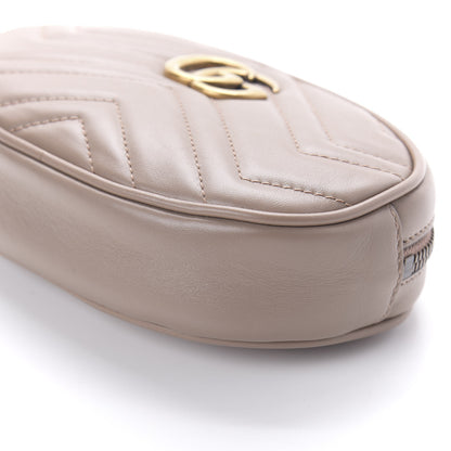 Gucci Calfskin Matelasse GG Marmont Belt Bag 95 38 Porcelain Rose 7 of 10