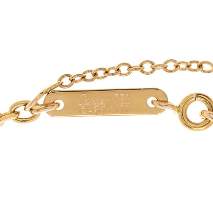 Cartier 18K Pink Gold Diamond Hearts and Symbols Pave Necklace 5 of 5