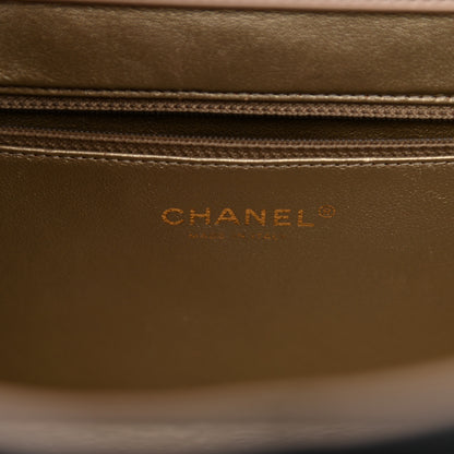 Chanel Lambskin Quilted Small Portobello Tote Black Beige 6 of 12