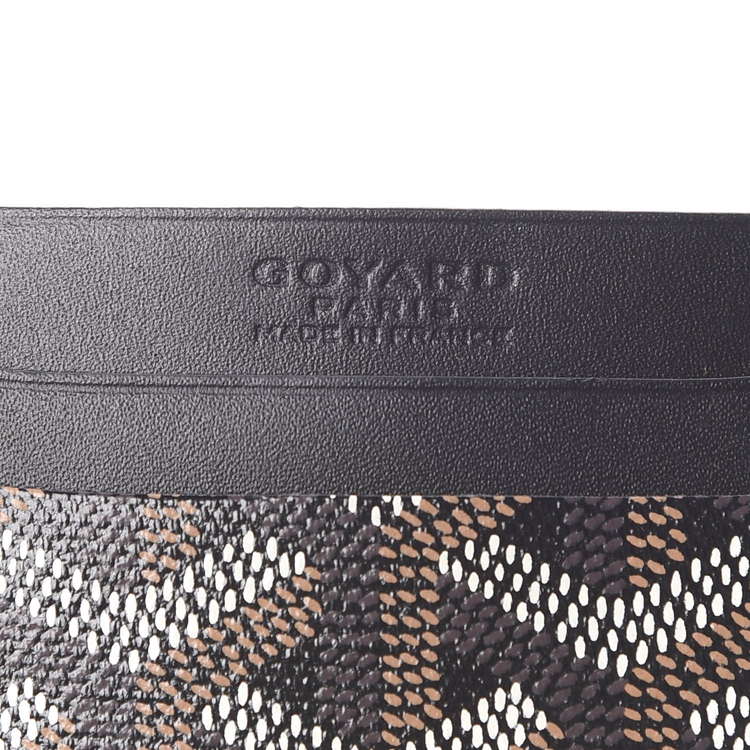 Goyard Goyardine Saint Sulpice Card Holder Black 6 of 8