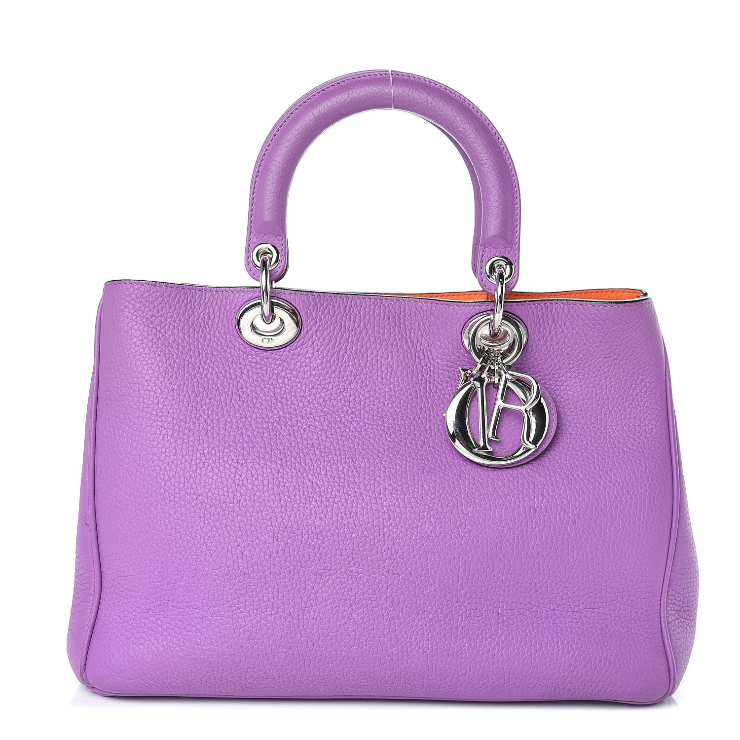 Christian Dior Bullcalf Medium Diorissimo Tote Parme 1 of 11