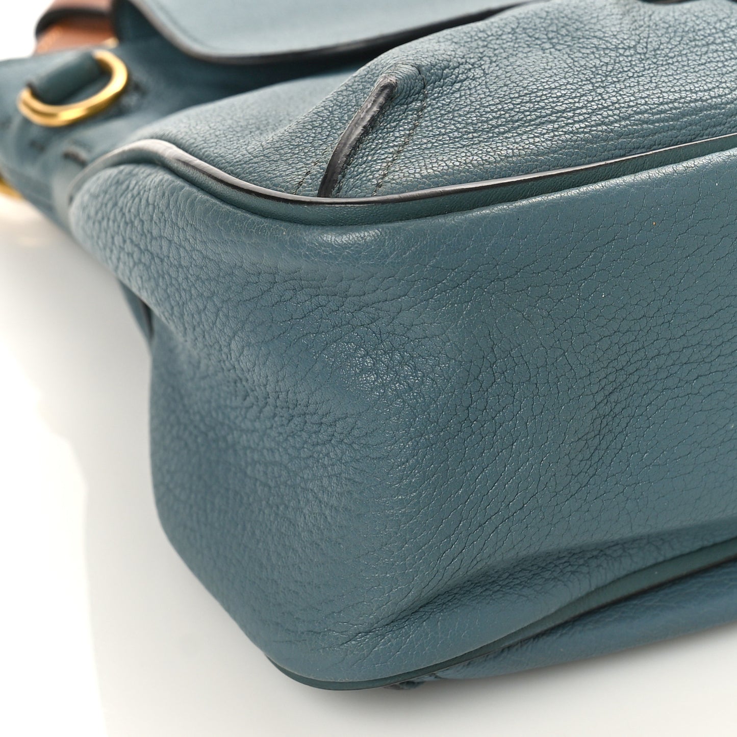 Grained Lambskin Calfskin Small Lexa Shoulder Bag Cloudy Blue