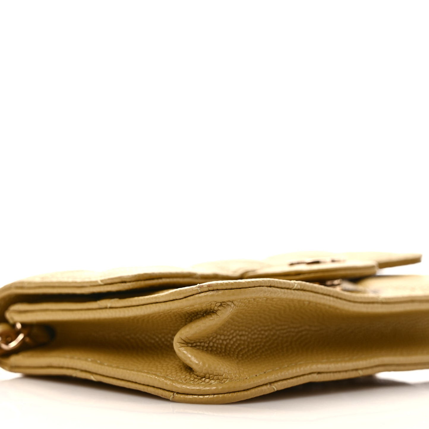 Caviar Quilted Belt Bag Light Green