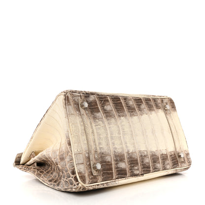 Hermes Matte Niloticus Crocodile Himalaya Birkin 30 Blanc 4 of 15