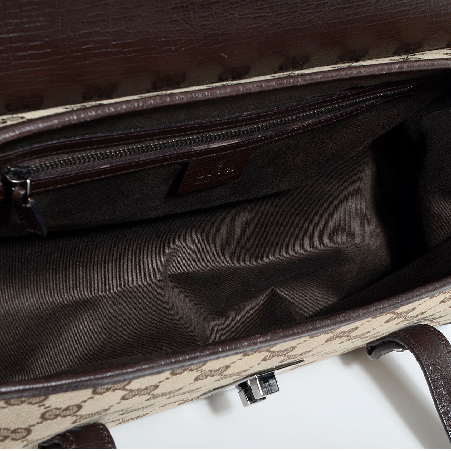 Monogram Bamboo Bullet Handbag Brown