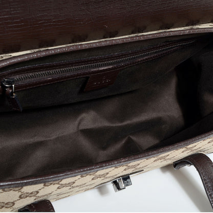 Gucci Monogram Bamboo Bullet Handbag Brown 5 of 7