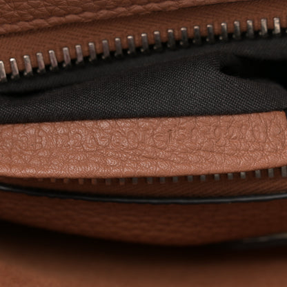 Fendi Cuoio Romano Selleria Bi-Color Medium Peekaboo Iconic Satchel Black Mou 8 of 13