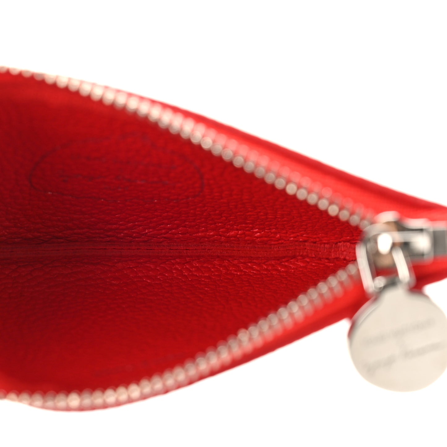 LV X YK Empreinte Infinity Dots Key Pouch Red White