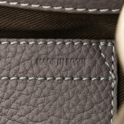 Chloe Grained Calfskin Small Marcie Saddle Bag Cashmere Grey 7 of 11