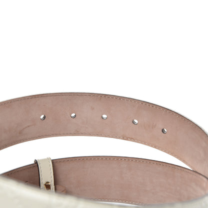Gucci Guccissima Interlocking G Belt 70 28 Off White 4 of 7
