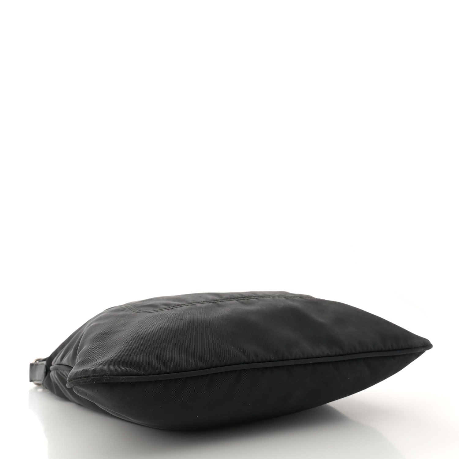 Prada Nylon Flat Messenger Bag Black 3 of 14