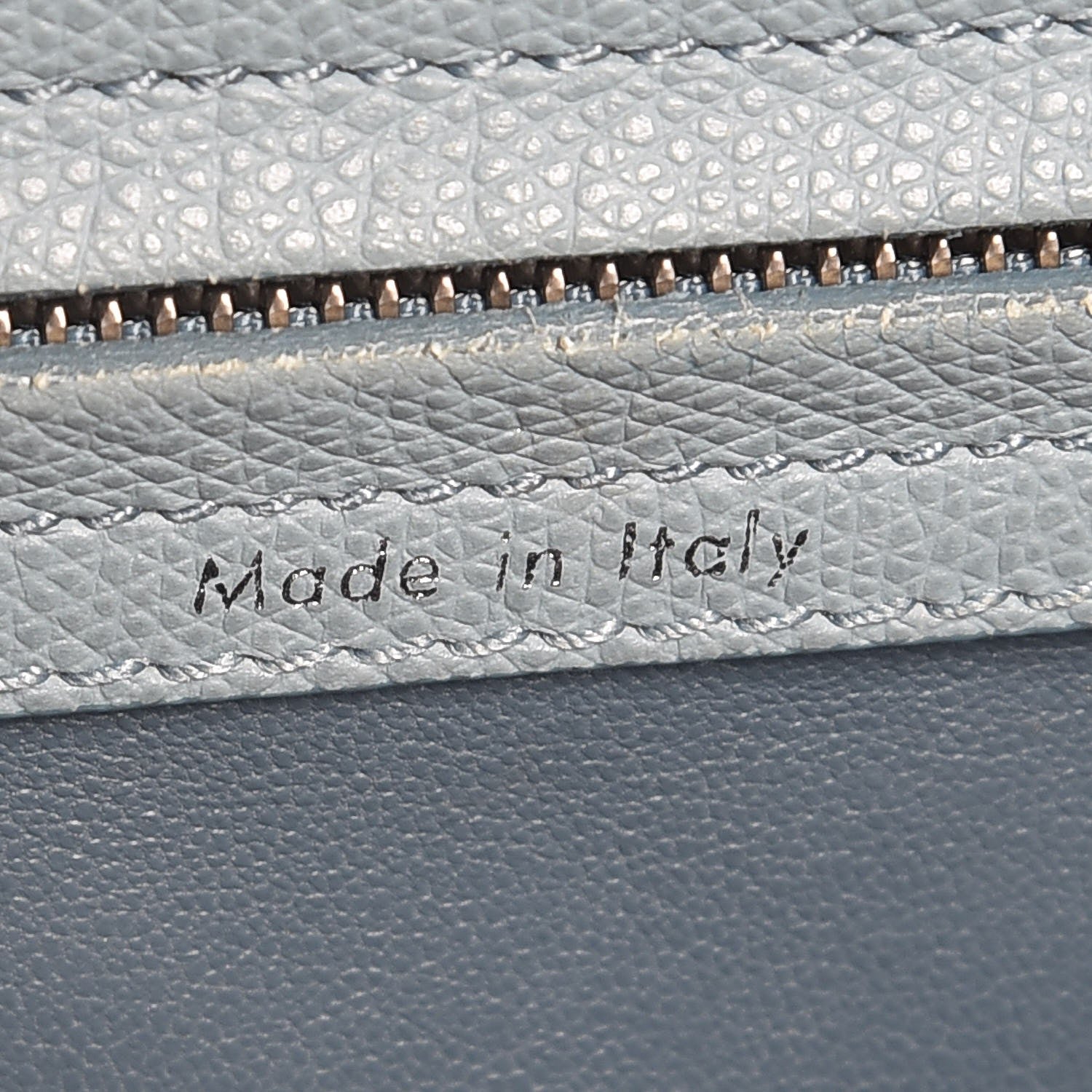 Celine Grained Calfskin Medium Phantom Luggage Sky Blue 6 of 8