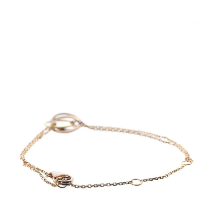 Cartier 18K Pink Yellow White Gold Trinity Bracelet 3 of 5